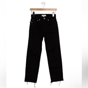 Re/Done midrise straight leg jeans